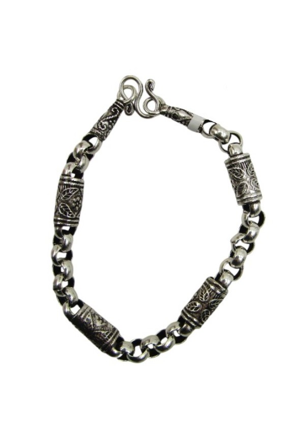 Pulsera Boho Plata de Ley 925 Alma Estilo Bali