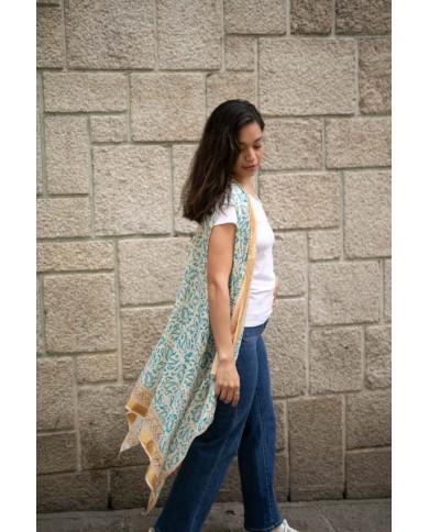 Chaleco Love Algodón fino Block