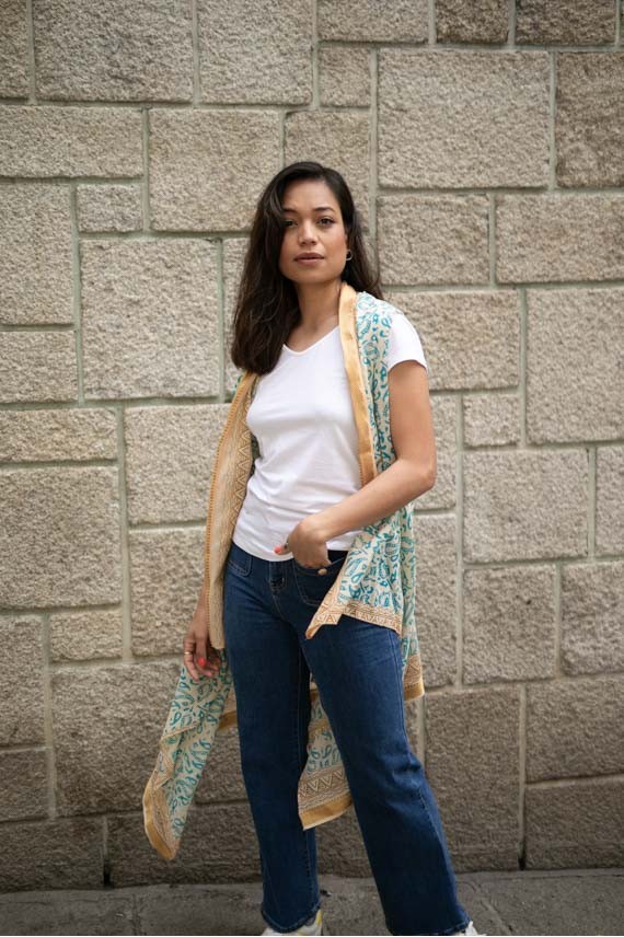 Chaleco Love Algodón fino Block