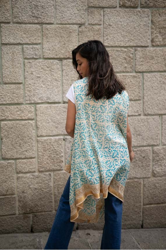 Chaleco Love Algodón fino Block