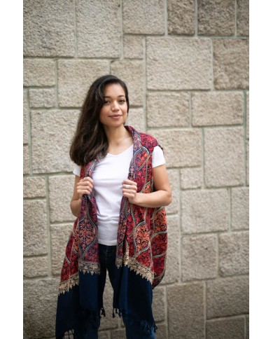 Chaleco Pashmina Arte Nómada
