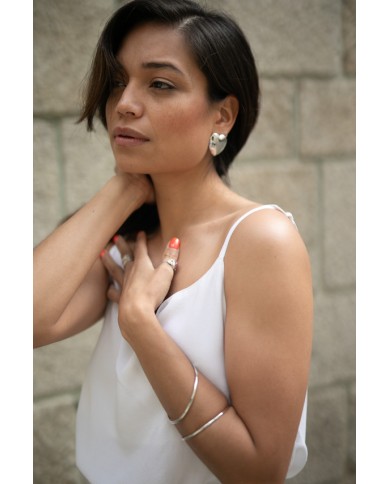 Pulsera Aro Lisa Plata de Ley