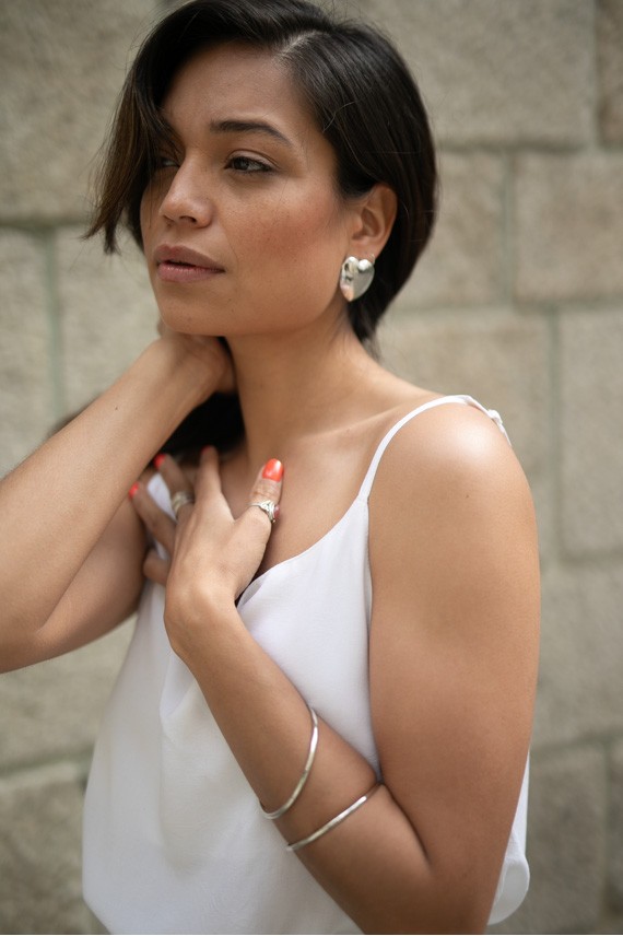 Pulsera Aro Lisa Plata de Ley