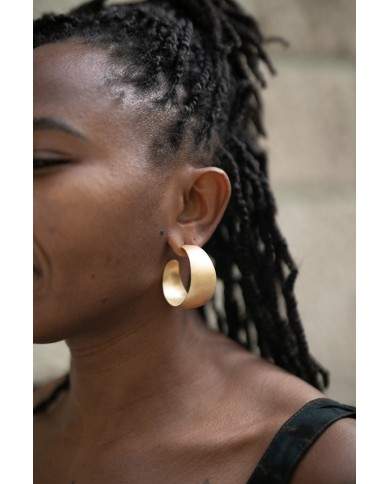 Pendientes Nassim Aros dorados Pendientes Nassim Aros dorados