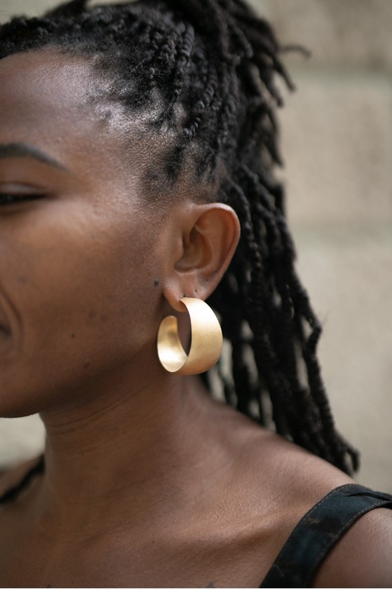 Pendientes Nassim Aros dorados Pendientes Nassim Aros dorados
