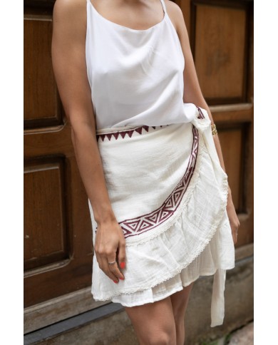 Falda Algodón orgánico Sunazaki Falda Algodón orgánico Sunazaki