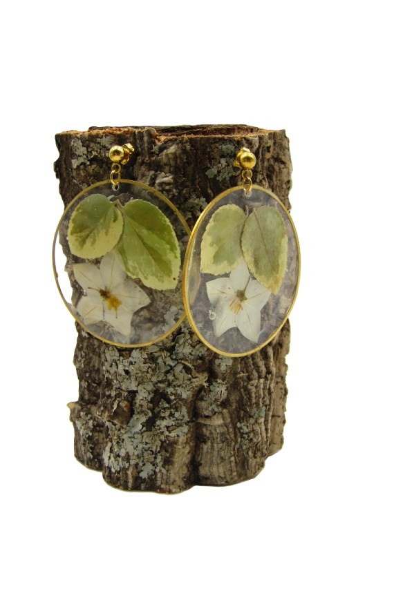 Pendientes Resina Maya