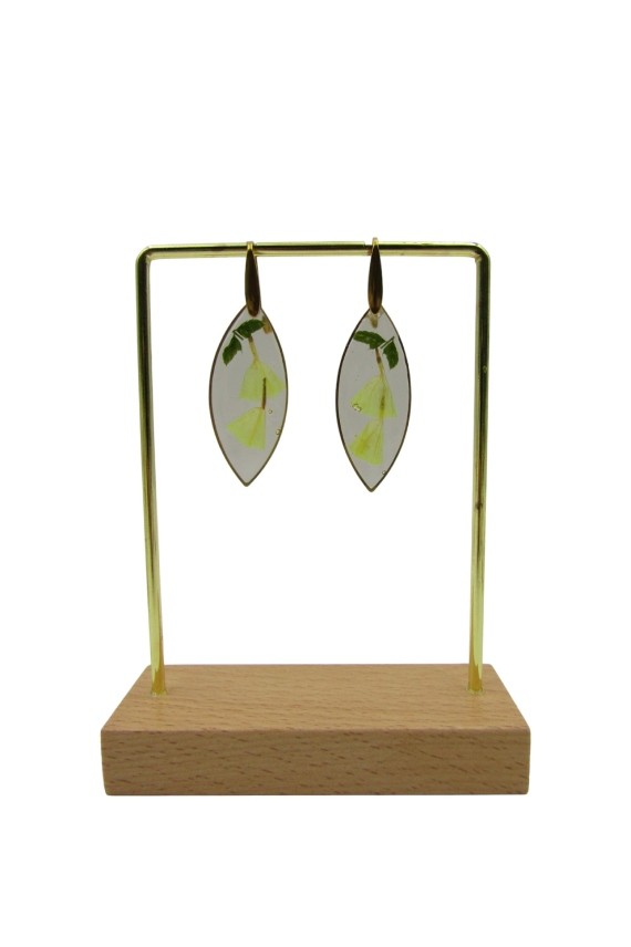 Pendientes Resina Flora