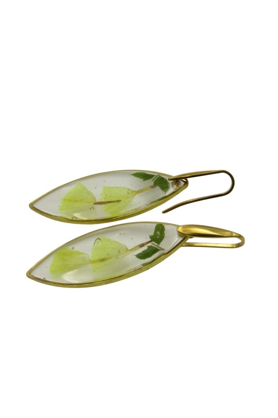 Pendientes Resina Flora