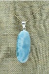 Colgante Plata Larimar Eo