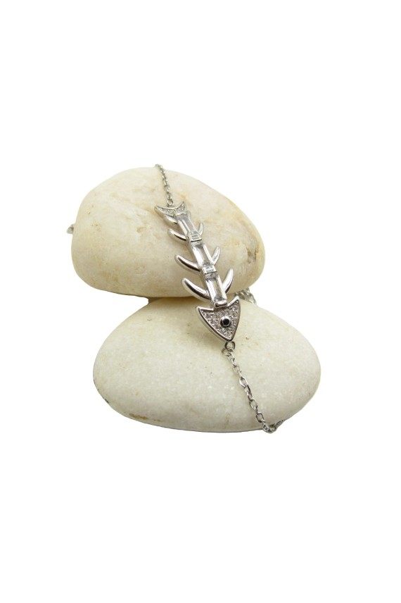 Pulsera Raspa – Plata de Ley con Circonitas