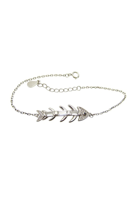 Pulsera Raspa – Plata de Ley con Circonitas