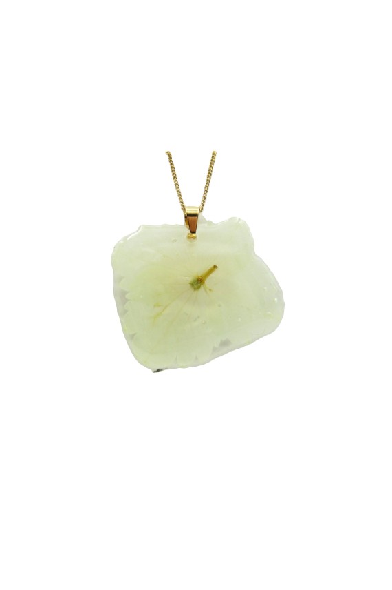Collar Resina Kalinda flor natural encapsulada Collar Resina Kalinda flor natural encapsulada