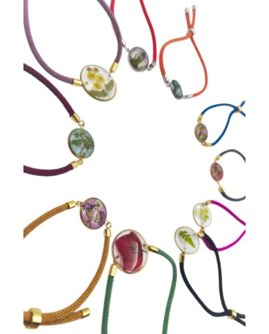 Pulsera Resina Flor Paniculata