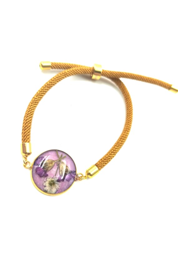 Pulsera Resina Flores