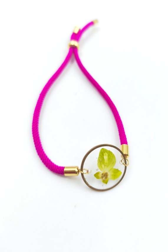 Pulsera Resina Hoja silvestre