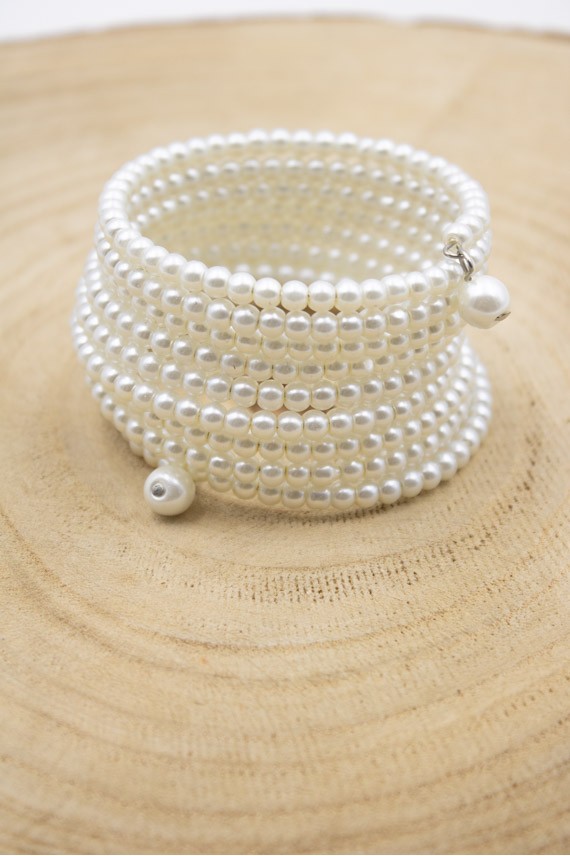 Pulsera enrollable perlas Jasmin