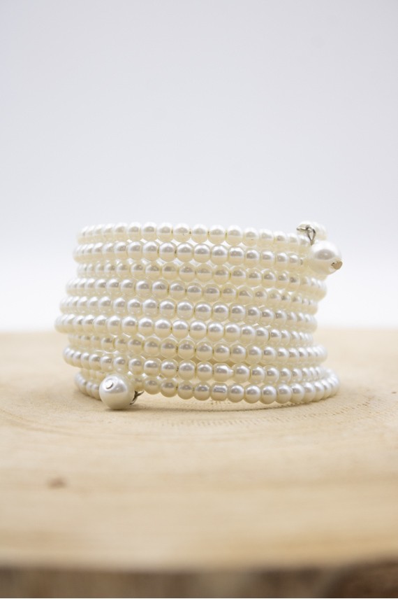 Pulsera enrollable perlas Jasmin