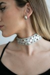 Choker boho dorado triángulos Espejo