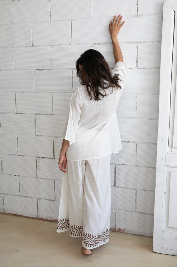 Kimono boho para mujer en algodón orgánico