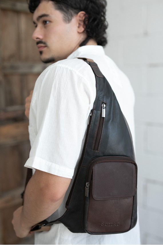 Bolso Bandolera Albert Sling Marrón by Soruka Bolso Bandolera Albert Sling Marrón by Soruka