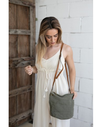 Bolso algodón redecilla tipo saco Bolso algodón redecilla tipo saco