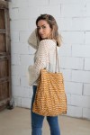Bolso étnico Makhazlyt algodón y cáñamo Bolso étnico Makhazlyt algodón y cáñamo
