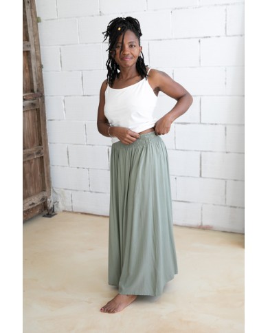 Falda Larga Viscosa Fluida Falda Larga Viscosa Fluida