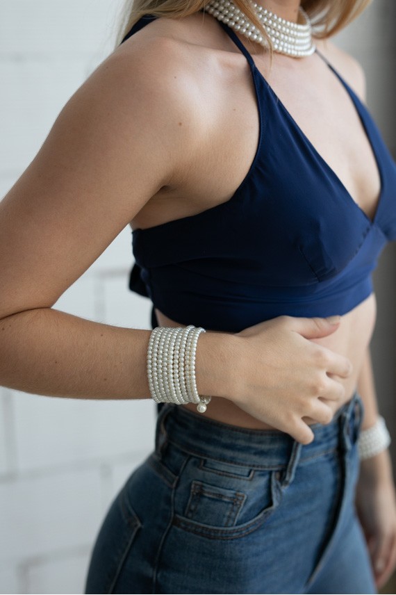 Pulsera enrollable perlas Jasmin