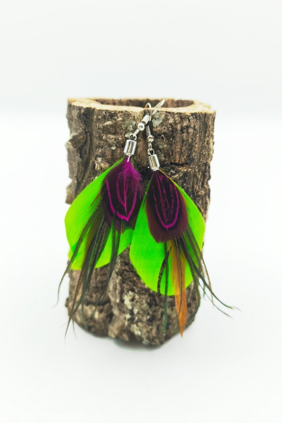 Pendientes pluma Yann Pendientes pluma Yann