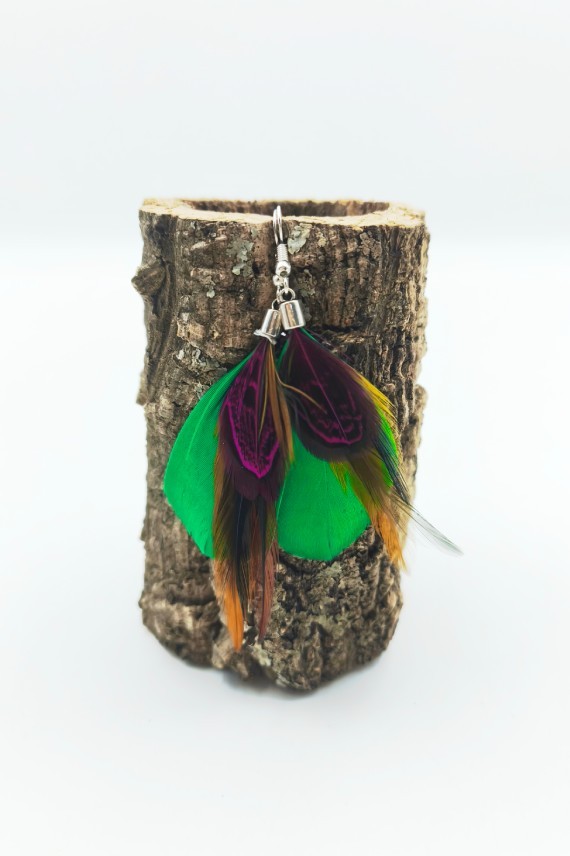 Pendientes pluma Yann Pendientes pluma Yann