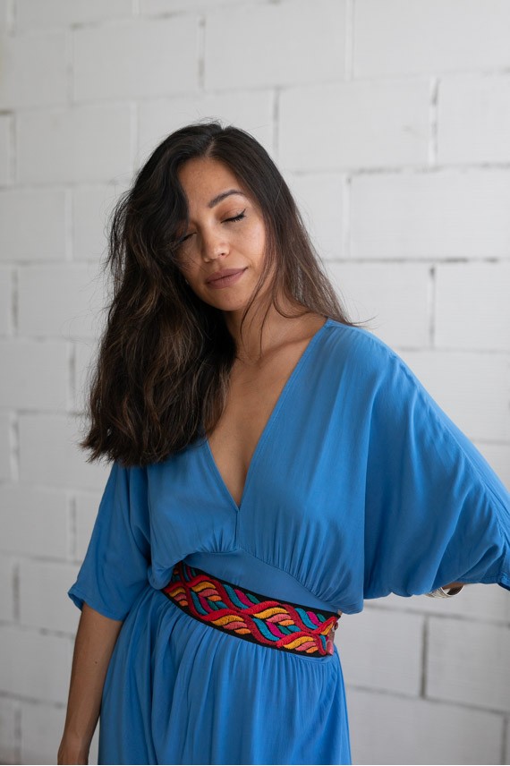 Cinturón tela colorful