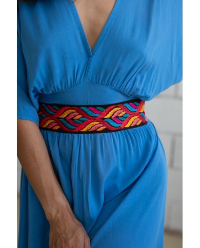 Cinturón tela colorful