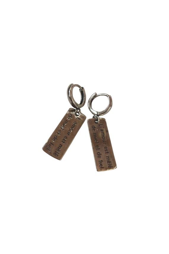 Pendientes plata L'amour Pendientes plata L'amour