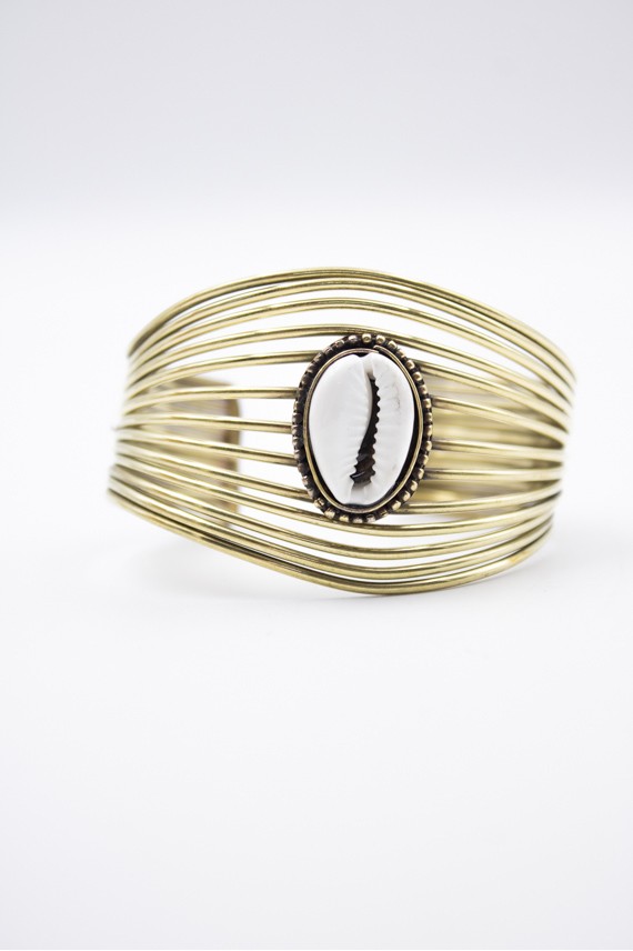 Brazalete Ancho Cauri Boho