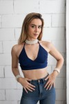 Top Seda Liso Eskorzo Top Seda Liso Eskorzo