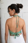 Top Seda Liso Eskorzo Top Seda Liso Eskorzo