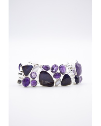 Pulsera Plata Amatista Pulsera Plata Amatista