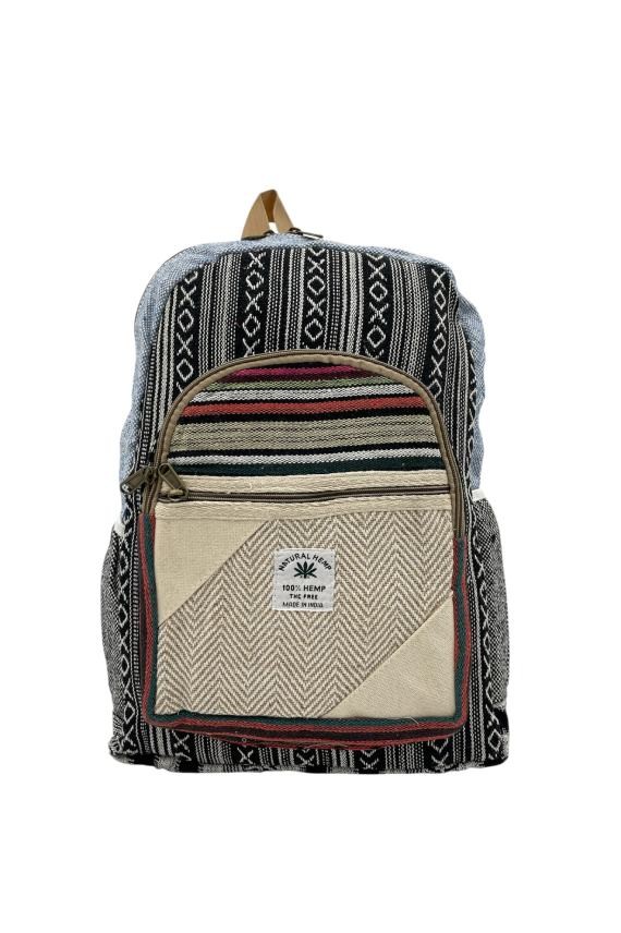 Mochila Étnica Algodón Estilo Himalaya A Mochila Étnica Algodón Estilo Himalaya A