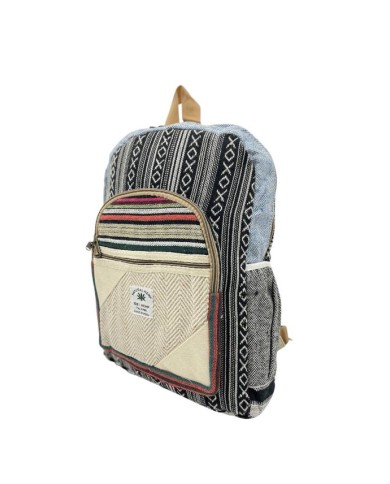 Mochila Étnica Algodón Estilo Himalaya A Mochila Étnica Algodón Estilo Himalaya A