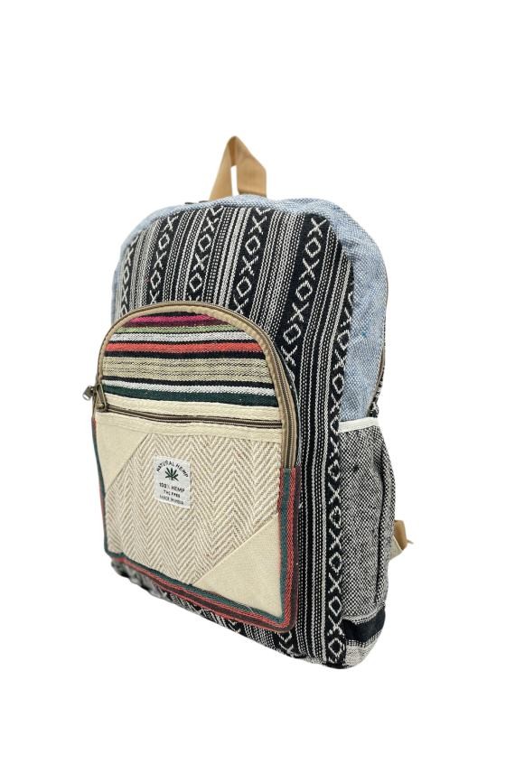 Mochila Étnica Algodón Estilo Himalaya A Mochila Étnica Algodón Estilo Himalaya A