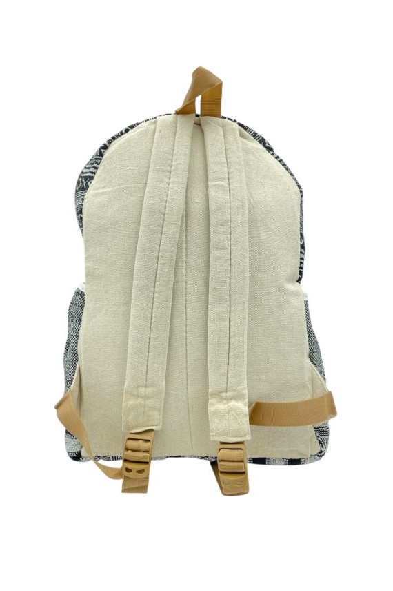 Mochila Étnica Algodón Estilo Himalaya A Mochila Étnica Algodón Estilo Himalaya A
