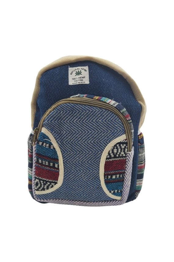 Mochila Étnica Algodón Azul Mochila Étnica Algodón Azul