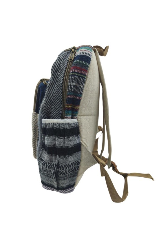 Mochila Étnica Algodón Beige Mochila Étnica Algodón Beige