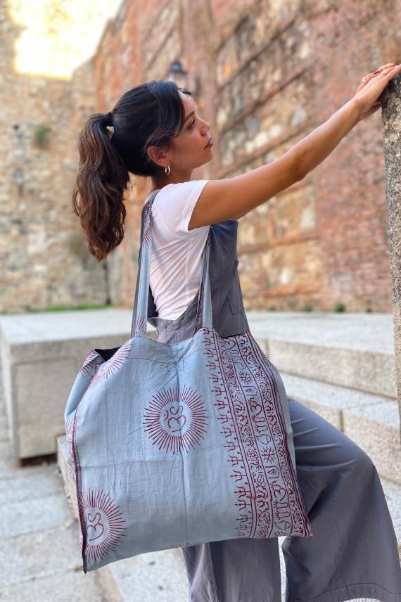 Bolso tela grande Sol de Om Bolso tela grande Sol de Om
