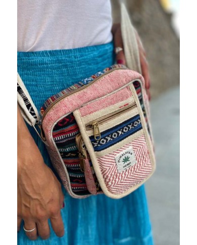 Bolso étnico Makhazlyt algodón y cáñamo Bolso étnico Makhazlyt algodón y cáñamo