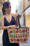 Bolso tela grande Sol de Om Bolso tela grande Sol de Om