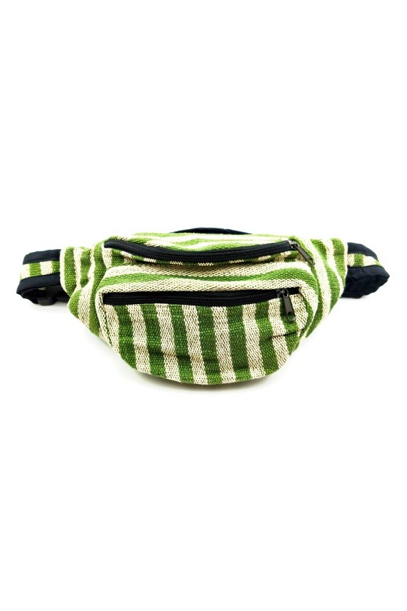 Riñonera Nepal Rayas Crema