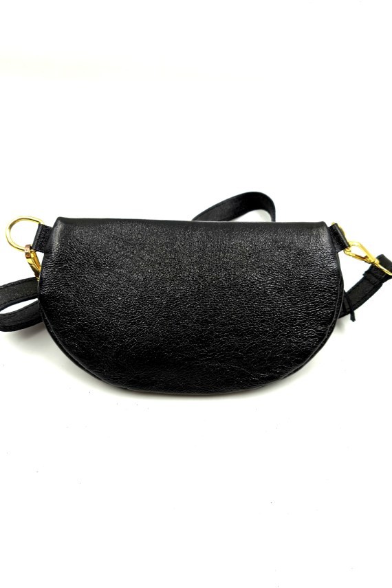 Riñonera de piel con cremallera y correa ajustable Samarkanda Riñonera de piel con cremallera y correa ajustable Samarkanda