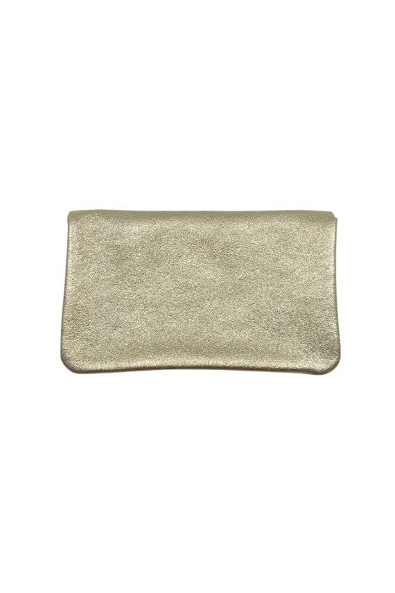 Monedero de piel en patch de colores con acabado brillante Samarkanda